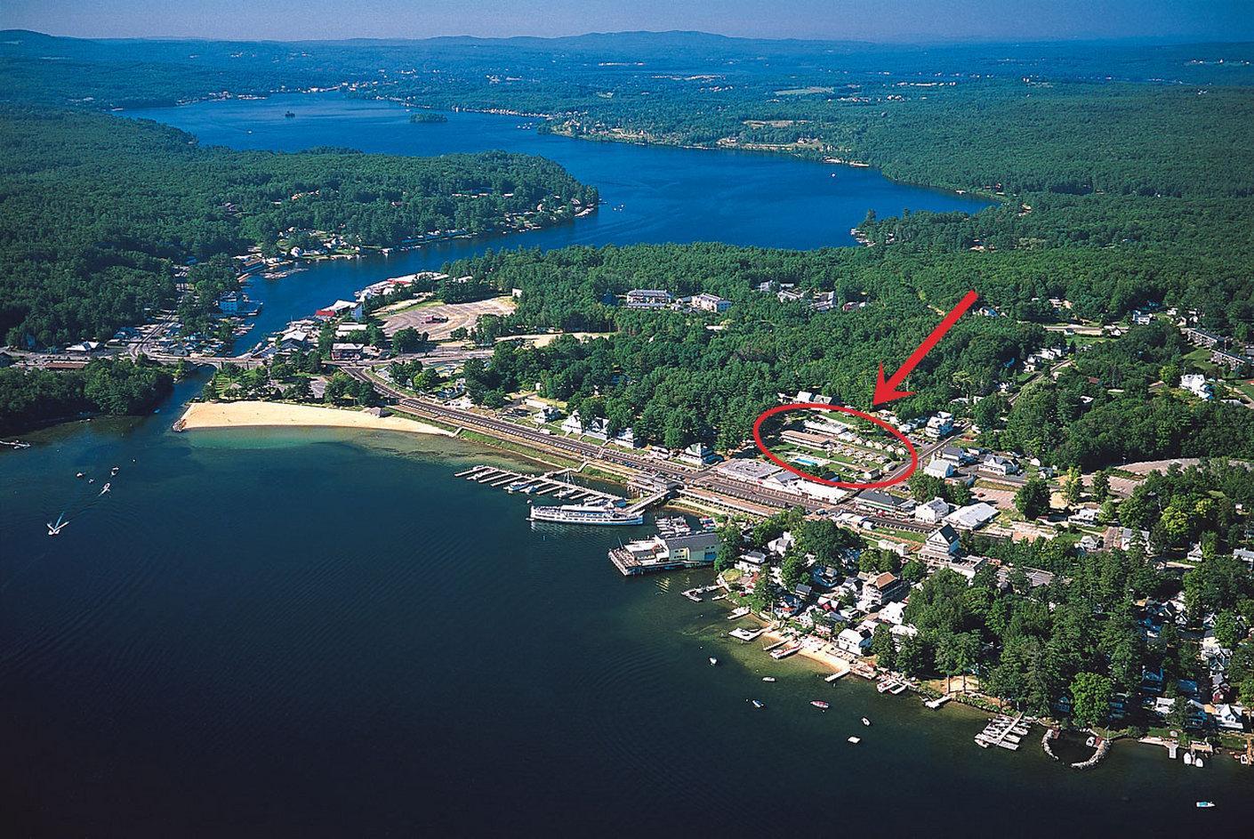 Half Moon Motel&Cottages Weirs Beach Buitenkant foto
