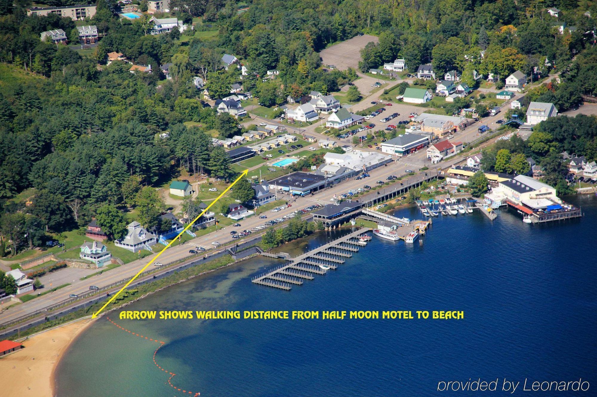 Half Moon Motel&Cottages Weirs Beach Buitenkant foto